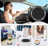 Car Coasters, 4 Pack Universal Vehicle Bling Car Coaster, COCASES Crystal Rhinestone Coaster For Cup Holders, Car Interior Accessories 2.75'' Silicone Anti Slip Car Coasters For Women ( Black )