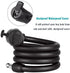 Titanker Bike Lock, Bike Locks Cable Lock Coiled Secure Keys Bike Cable Lock with Mounting Bracket, 1/2 Inch Diameter