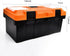 Plastic Tool Box, 14 -inch Portable Tool Box Plastic Toolbox with Removable Tool Tray and Detachable Tool Kit For Craft Storage, Household