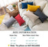 Stellhome Pack of 2 Red Lumbar Throw Pillow Covers Rectangle Set Solid Pillowcase for Bed Couch Sofa Bench, 12x20 inch (30 x 50 cm), Red