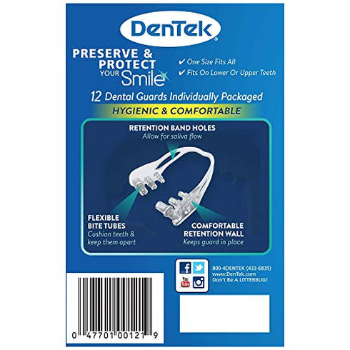 DenTek ReadyFit Disposable Dental Guards BPA Latex Free, 12 Count