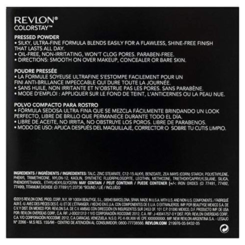 Face Powder by Revlon, ColorStay 16 Hour Face Makeup, Longwear Medium- Full Coverage with Flawless Finish, Shine & Oil Free, 850 Medium Deep, 2.4 Oz