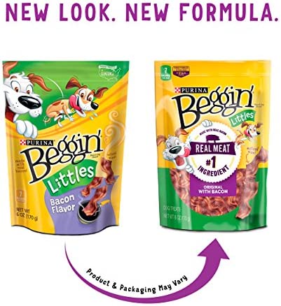Beggin Littles Bacon Flavored 6OZ Dog Treat (Pack of 2)