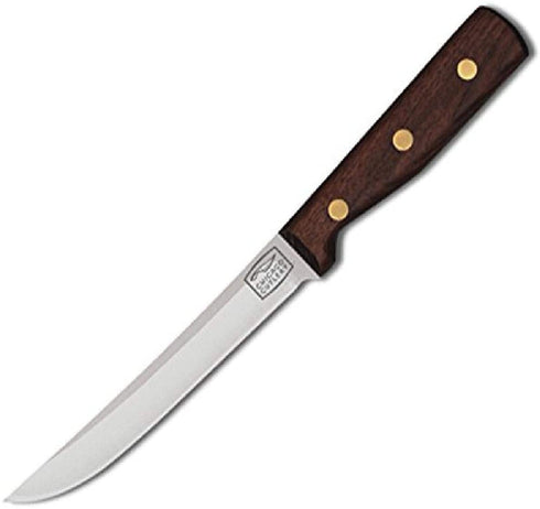 Chicago Cutlery 6 Inch Utility Knife with Ultra-Sharp Stainless Steel Blade for Optimum Sharpness | Walnut Tradition Kitchen Knife with Lifetime Warranty