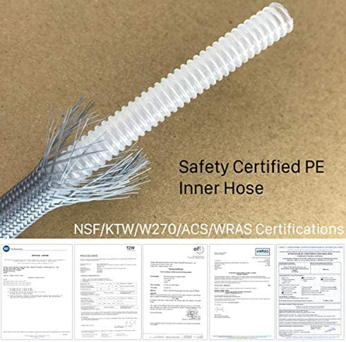 88624000 Kitchen Faucet Hose Replacement Part for Hansgrohe Pull Down Spray Hose 95507000 95506000, 59-inch Length by Awelife