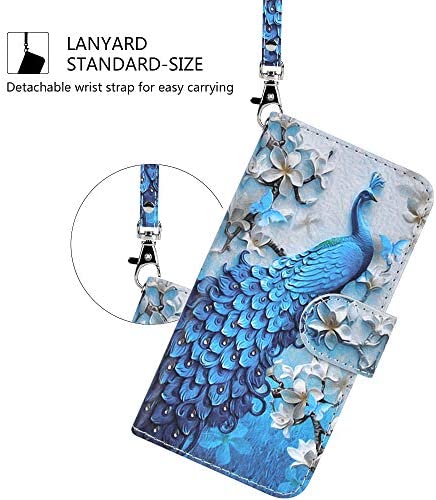 iPhone 7 Plus Case, iPhone 8 Plus Case, UrSpeedtekLive Wallet Case, Premium PU Leather Flip Case Cover with Card Slots & Kickstand for Apple iPhone 7 Plus (2016) / iPhone 8 Plus (2017)-Peacock
