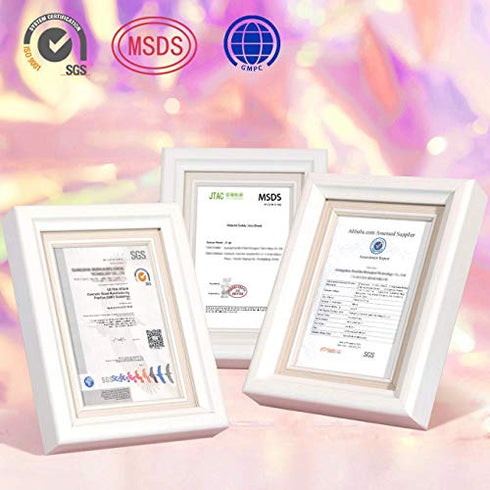 RARJSM Pearl Gel Nail Polish, Mermaid Nailpolish Shell Glimmer Shiny Shimmers Gel Polish Purple Sparkle Shiny Clear Pastel Nail Gel UV LED Curing Required 1Pcs 7.5ML