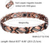 Jecanori Copper Bracelets for Women,Magnetic Crystal Bracelets for Women with 3500 Gauss Magnets,99.9% Pure Copper Bracelets,Christmas Jewelry Gift with Adjust Tool