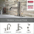 DELTA FAUCET 75950-SS Trinsic Toilet Paper Holder, 3.31 x 7.00 x 3.31 Inches, Stainless