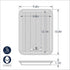 Nordic Ware Prism Quarter Sheet, Metallic