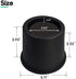 Round 4 Inch Bed Risers, Lifts Height of 3.35 inch Heavy Duty Set of 4 Pack Table Risers, Furniture Risers Great Under Bed Storage Black, elevador de cama de 4 pulgadas, mejorar el elevador de muebles