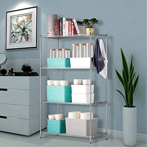 74-Packs Wire Shelf Clips ,Wire Shelving Shelf Lock Clips for 1" Post- Shelving Sleeves Replacements for Wire Shelving System,Fits with Thunder Group, Alera, Honey Can Do, Eagle, Regency, Metro & More
