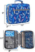 Bible Cover Case Carrier Carrying Bag with Handles for Women Ladies Teens Floral Pattern Flower Print Scripture Tote Good Book Holder Organizer