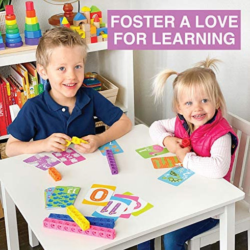 120 Flash Cards for Toddlers 2-4 Years, ABC Alphabet Letters, Colors & Shapes, 1-100 Math Numbers, First Sight Words for Vocabulary, Prek Preschool Learning, Kindergarten Kids, Boys & Girls 5 yrs Old