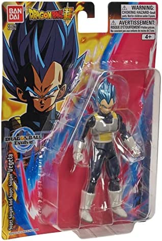 Dragon Ball Super: Evolve - Super Saiyan, Super Saiyan Blue Vegeta Action Figure, 5-inch