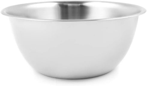 Fox Run Large Mixing Bowl, 10.25 x 10.25 x 5.25 inches, Metallic