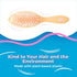 Wet Brush Go Green Coconut Oil Infused Detangling Hair Brush - Pain-Free Ultra-Soft Detangler Bristles Glide Through Tangles with Ease - Protects Against Split Ends - 100% Plant-Based Plastic