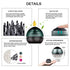 Oradrem Hair Applicator Comb Brush Hair Scalp Massaging Brush Hair Root Treatment Applicator, Suit for Various Brands Hair Restorer,Essential oil,Liquid Guide(Green)