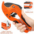 AIRAJ PVC Pipe Cutter to Cutting 1-3/4'' (42mm) PEX,PVC,PPR Plastic Pipes,Ratcheting PVC Pipe Cutter with SK5 Steel Blade & Ergonomic Handle,Plastic PVC Cutter Suitable for Home Working and Plumber