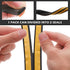 33Feet Long Weather Stripping for Door,Insulation Weatherproof Doors and Windows Seal Strip,Collision Avoidance Rubber Self-Adhesive Weatherstrip,(2 Rolls,16.5Ft/10m Each,Black)