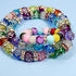 Allb 100Pcs Rondelle Spacer Beads 8mm Silver Plated Czech Crystal Rhinestone for Jewelry Making Loose Beads for Bracelets