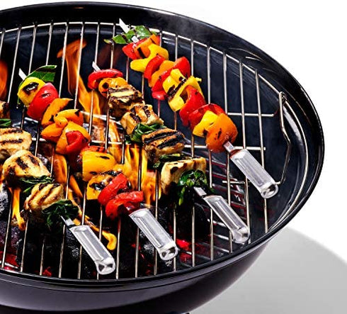 OXO Good Grips Grilling Tools, Stainless Steel Grilling Skewers - Set of 6
