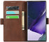 SunYoo for Samsung Note20 Ultra/Note20 Ultra 5G Case,Leather Wallet Case Magnetic Closure Stand Holder Cover with Card Slots/Cash Compartment for Galaxy Note20 Ultra/Note20 Ultra 5G-Dark Brown