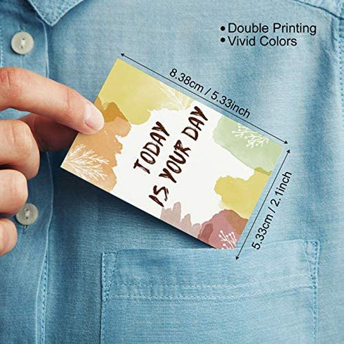 100 Motivational Cards Mini Unique Inspirational Compliment Cards Appreciate You Cards for Employees Coworkers Business Gratitude Card Encouragement Cards Appreciation Kindness Cards Lunch Box Notes