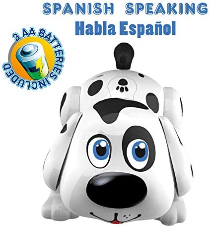 Spanish Speaking Electronic Pet Dog Interactive Puppy - Robot Harry Responds to Touch, Walking, Chasing, and Fun Activities