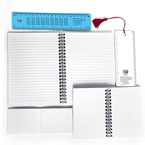 Back to School Supplies,Kids Butterfly Spiral Notebooks,Hard Cover Spiral Note Pad (Notebook Ruler Bookmark Set)