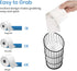 Toilet Paper Holder Stand Bathroom Toilet Paper Storage Tissue Roll Paper Reserve Holder for 3 Spare Mega Rolls-Black