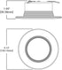 RL 4 in. White Integrated LED Recessed Ceiling Light Retrofit Trim with Selectable CCT (2700K-5000K)