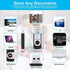 USB Flash Drive 1000gb, 2.0 USB Thumb Drives Dianww for Computer/Laptop, External Data Storage Drive with Rotated Design, Memory Stick, Jump Drive Storage for Storing Photo/Video/Music/File (Black)