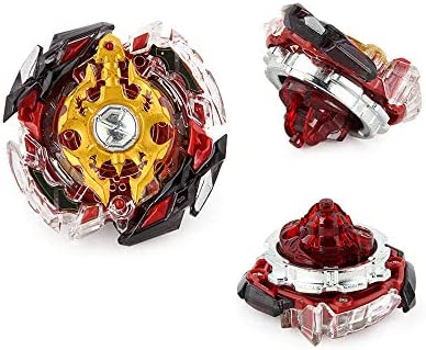 Bay Battle Burst B-92 Starter Sieg Excalibur.1.Ir and B-86 Legend Spriggan 7 Mr Blades with Launcher Stater and Stadium Set High Performance Battling Top (Blue)