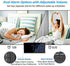 Super Loud Alarm Clock with Bed Shaker, Vibrating Alarm Clock for Heavy Sleepers Hearing Impaired Deaf Teens, Dual Alarm Clock with 7.5’’ Large Display, USB Charger, Dimmer, Snooze & Battery Backup
