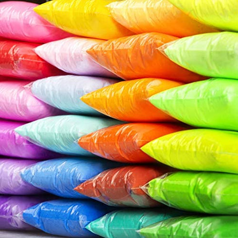 Tomorotec 33 Colors Air Dry Polymer Clay Super Soft, Ultra Light Foam Clay for Children Non-Toxic Eco-Friendly Magical Modeling Clay with Tools Set