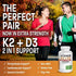 Bronson Vitamin K2 (MK7) with D3 Extra Strength Supplement Bone and Heart Health Non-GMO Formula 10,000 IU Vitamin D3 & 120 mcg Vitamin K2 MK-7 Easy to Swallow Vitamin D & K, 120 Capsules