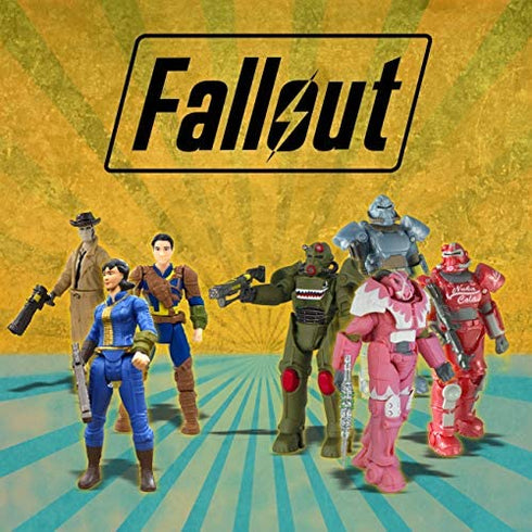 Fallout Mega Merge Figures (Nuka Cola, Vault Dweller, T-45 Power Armor, T-52, X-01 Armor, Nick Valentine) (Vault Dwelller)