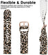 VIGOSS Strap Compatible with Galaxy Watch 5 40mm /44mm /Pro 45mm/ 4 bands /42mm bands/Active 2 40mm/44mm Band 20mm Soft Silicone Replacement for Samsung Galaxy Watch 42mm/Active/Active 2 40mm/44mm Leopard Print