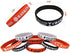 Oringaga 24PCS Basketball Silicone Wristband/Bracelets - Basketball Party Favors and Supplies - Motivational Sports Prize - Boys/Girls/Carnival/Events/Gifts