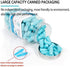 Lysian Ultra Soft Foam Earplugs 60 Pairs, 38dB SNR Ear Plugs for Sleeping, Travel, Shooting (Lake Blue)