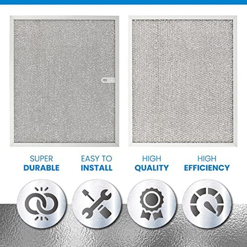 Range Hood Filter - Compatible with NuTone Allure WS1 QS2 and Broan QS1 30" Range Hoods - replace Broan Model BPS1FA30, 99010299 - 2 Pack