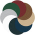 8 Pieces Rubber Jar Gripper Pads Round Kitchen Coasters Multi-Purpose Bottle Lid Openers, Multicoloured (Dark Colors Set)