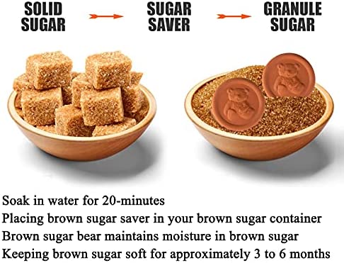 brown sugar keeper brown sugar bear brown sugar saver terra cotta brown sugar saver sugar bear brown sugar disc keeps brown sugar soft or keep dry