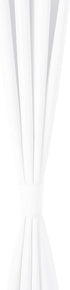 Amazon Basics Room Darkening Blackout Window Curtains with Grommets - 52 x 63-Inch, White, 2 Panels