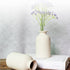 HY&GH Small Ceramic Vase Set of 2 ,Frosted Ceramic Flower vases , 5.7 inch, 5 inch H Tall, Modern Faux Floral Vase, Distressed Décor for Rustic Home, Wedding Centerpiece, Housewarming