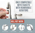 SmarterFresh 9-Piece Faucet Adapter Kit, Brass Aerator Adapter Set to Connect Garden Hose, Water Filter, Standard Hose via Diverter, in RV & Other - Male & Female Faucet Adapter for Sinks