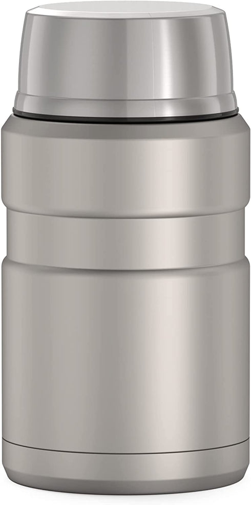 THERMOS Stainless King Vacuum-Insulated Food Jar, 24 Ounce, Matte Steel