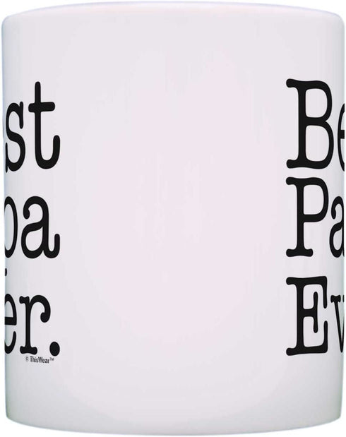 Father's Day Gift Best Papa Ever Birthday Gift Coffee Mug Tea Cup White