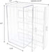 Isaac Jacobs 2 Drawer Acrylic Earring Holder, Jewelry Organizer Case (Holds up to 48 Pairs)